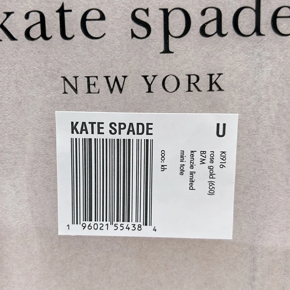 Kate Spade Kenzie Limited Edition Metallic Small Tote Rose Gold